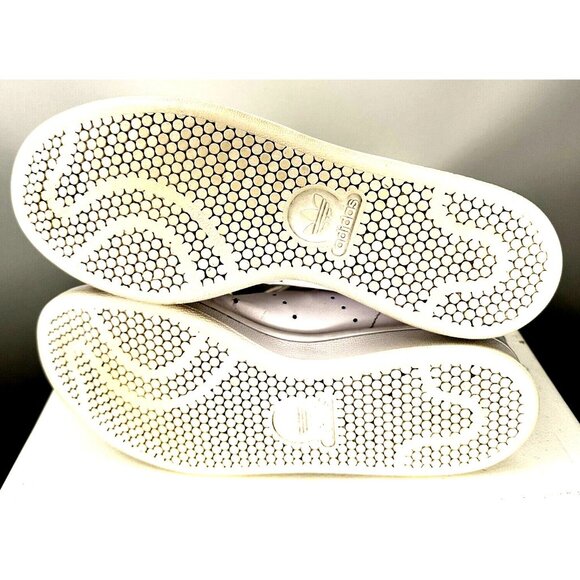 ADIDAS Mens Shoes Leather Stan Smith Ortholite Low Top Sneaker White Green US6.5 - Picture 9 of 16